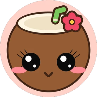coco, the justcoconut mascot